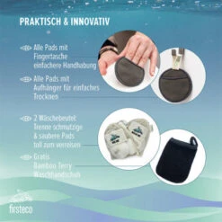 Firsteco Abschminkpads 3in1 Box -Kosmetikgeschäft 1356097 Firsteco Abschminkpads 3in1 Box.341d732e