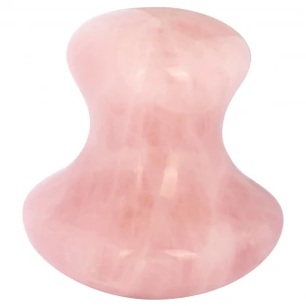 YÙ Gua Sha Mushroom Aus Rosenquarz 3 YÙ Gua Sha Mushroom Aus Rosenquarz