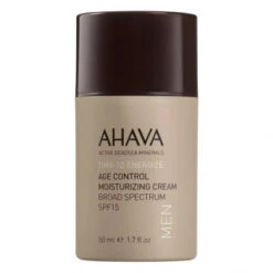 AHAVA Time To Energize MEN Age Control Moisturizing Cream SPF15 50 Ml