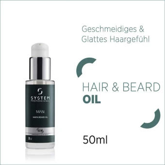 System Professional LipidCode MAN M4 Hair & Beard Oil 50 Ml 4 System Professional LipidCode MAN M4 Hair & Beard Oil 50 Ml – Bild 2