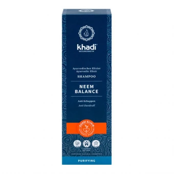 Khadi Purifying Ayurvedic Elixir Shampoo Neem Balance 200 Ml 4 Khadi Purifying Ayurvedic Elixir Shampoo Neem Balance 200 Ml – Bild 2
