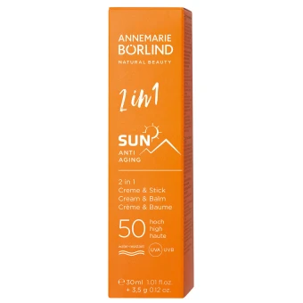 ANNEMARIE BÖRLIND SUN 2in1 Sonnen-Creme & Stick SPF 50 30 Ml + 3,5 G 4 ANNEMARIE BÖRLIND SUN 2in1 Sonnen-Creme & Stick SPF 50 30 Ml + 3,5 G – Bild 2