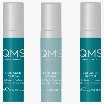 QMS Collagen + Exfoliant Set Strong 3 X 7 Ml 3 QMS Collagen + Exfoliant Set Strong 3 X 7 Ml
